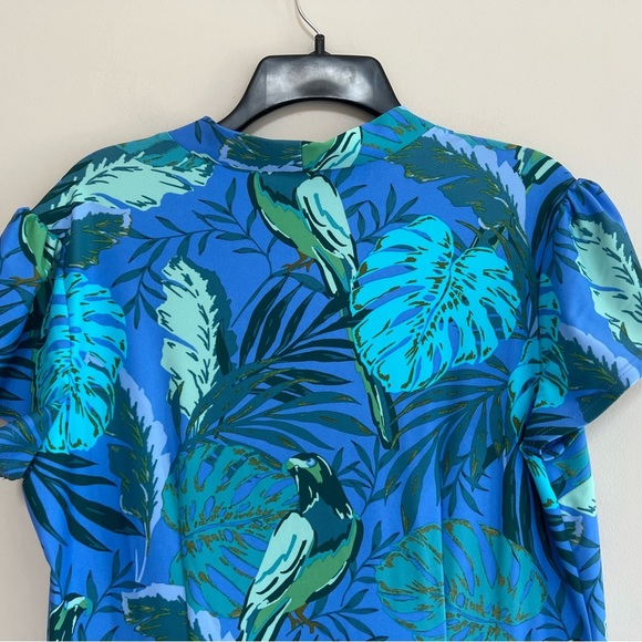 Jude Connally Jude Cloth Libby Tiered Dress in Paradise Parrot Print, size M - Picture 6 of 7